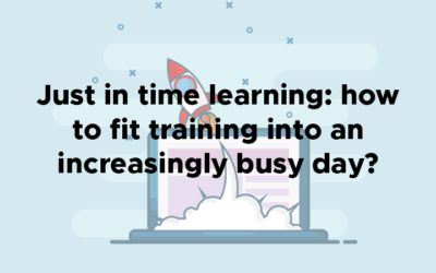 Just in time learning: how to fit training into an increasingly busy day?